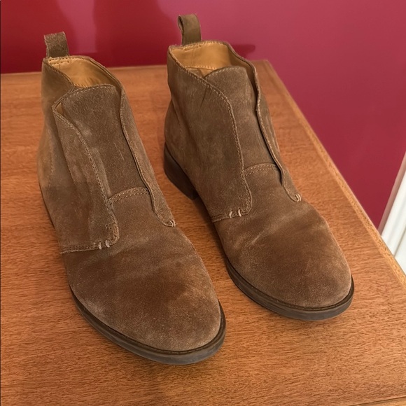 Franco Sarto Shoes - Women’s Brown Suede Ankle Boots